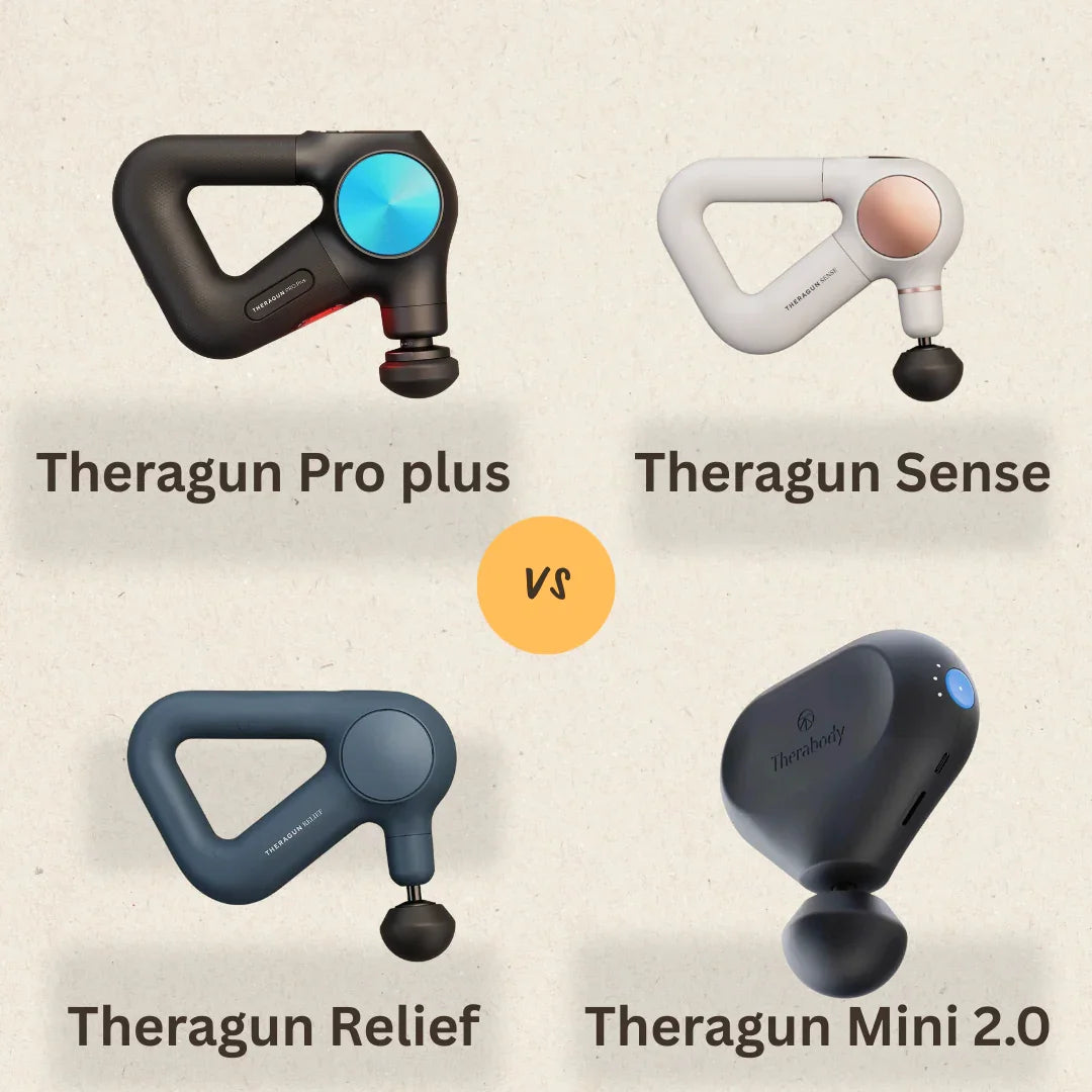 Theragun Pro Plus vs. Sense vs. Relief vs. Mini 2.0: Which Massage Gun Theragun Pro Plus vs. Sense vs. Relief vs. Mini 2.0: Which Massage Gun