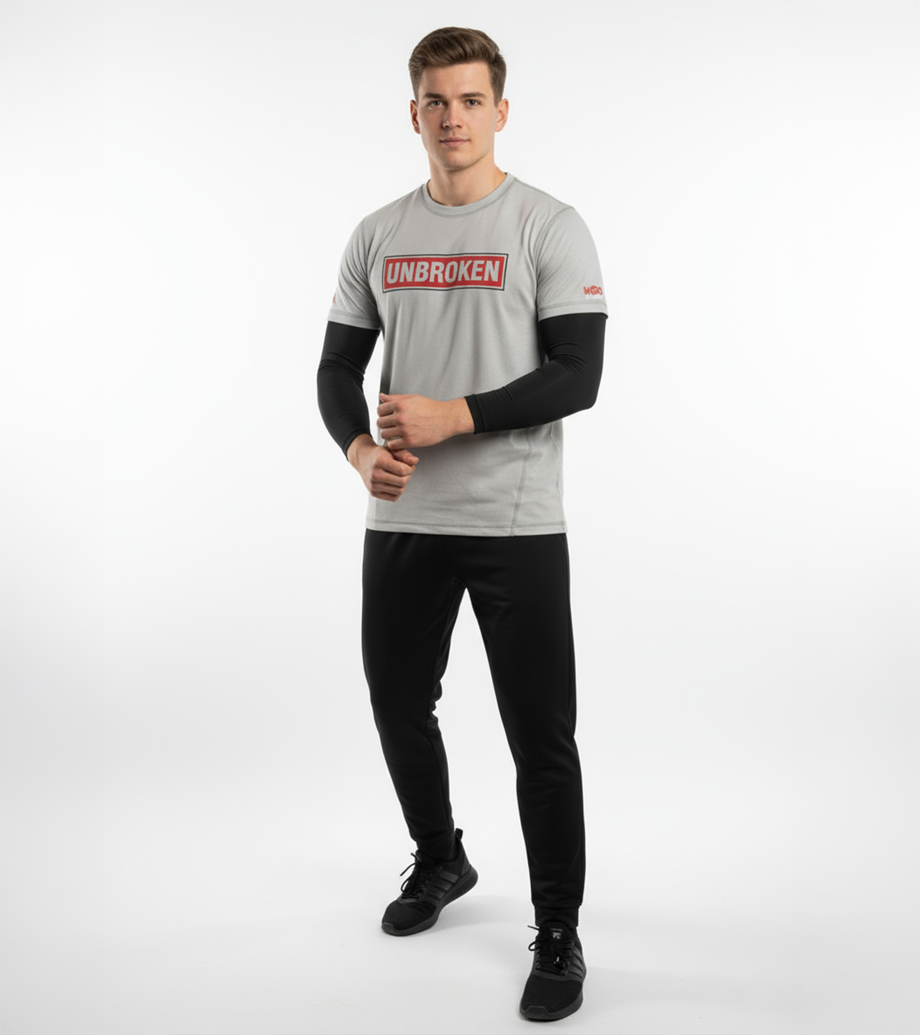 Men's Unbroken T-shirt (Rhino Grey) - wodarmour
