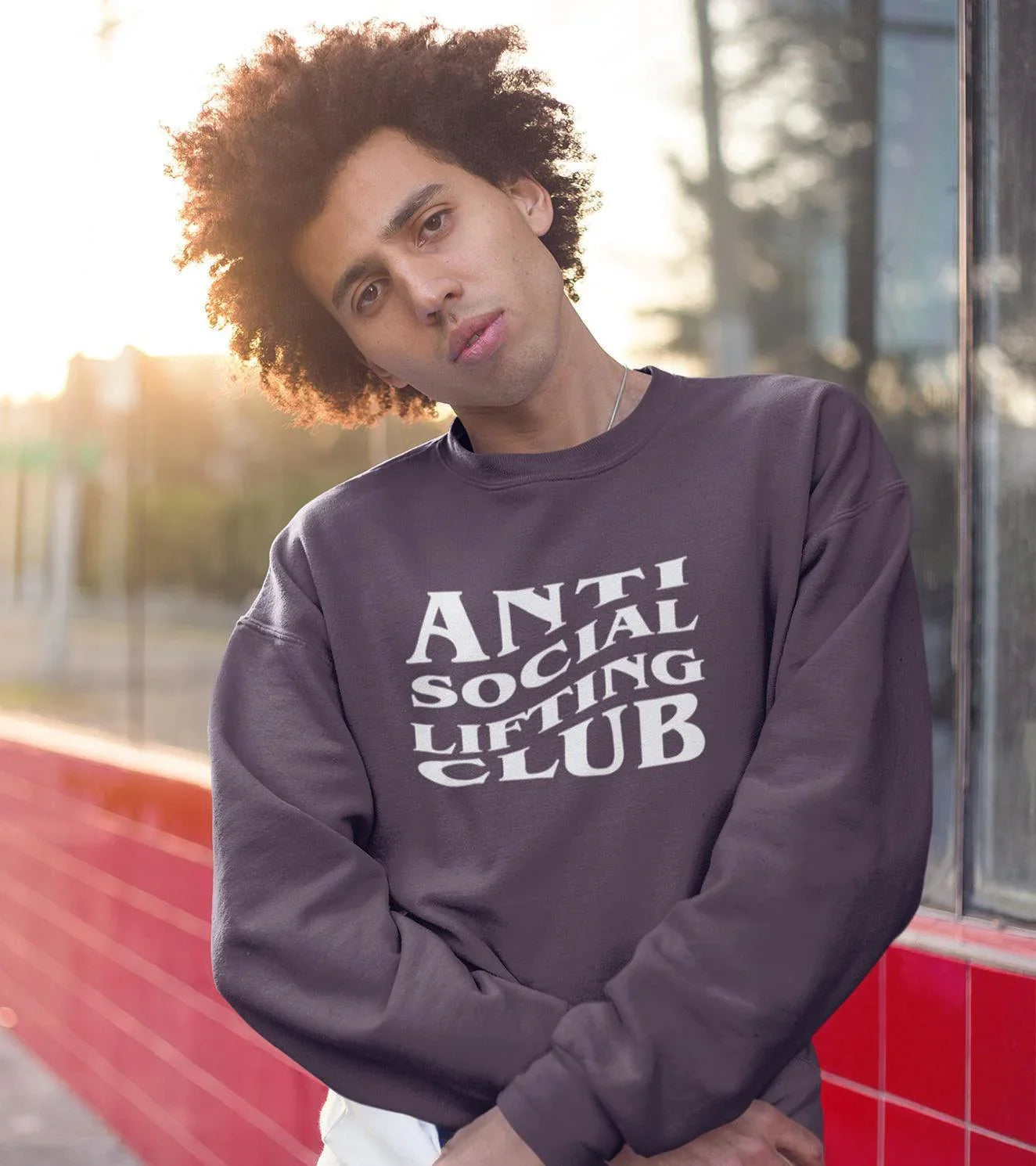 Men's Anti social sweatshirt - wodarmour