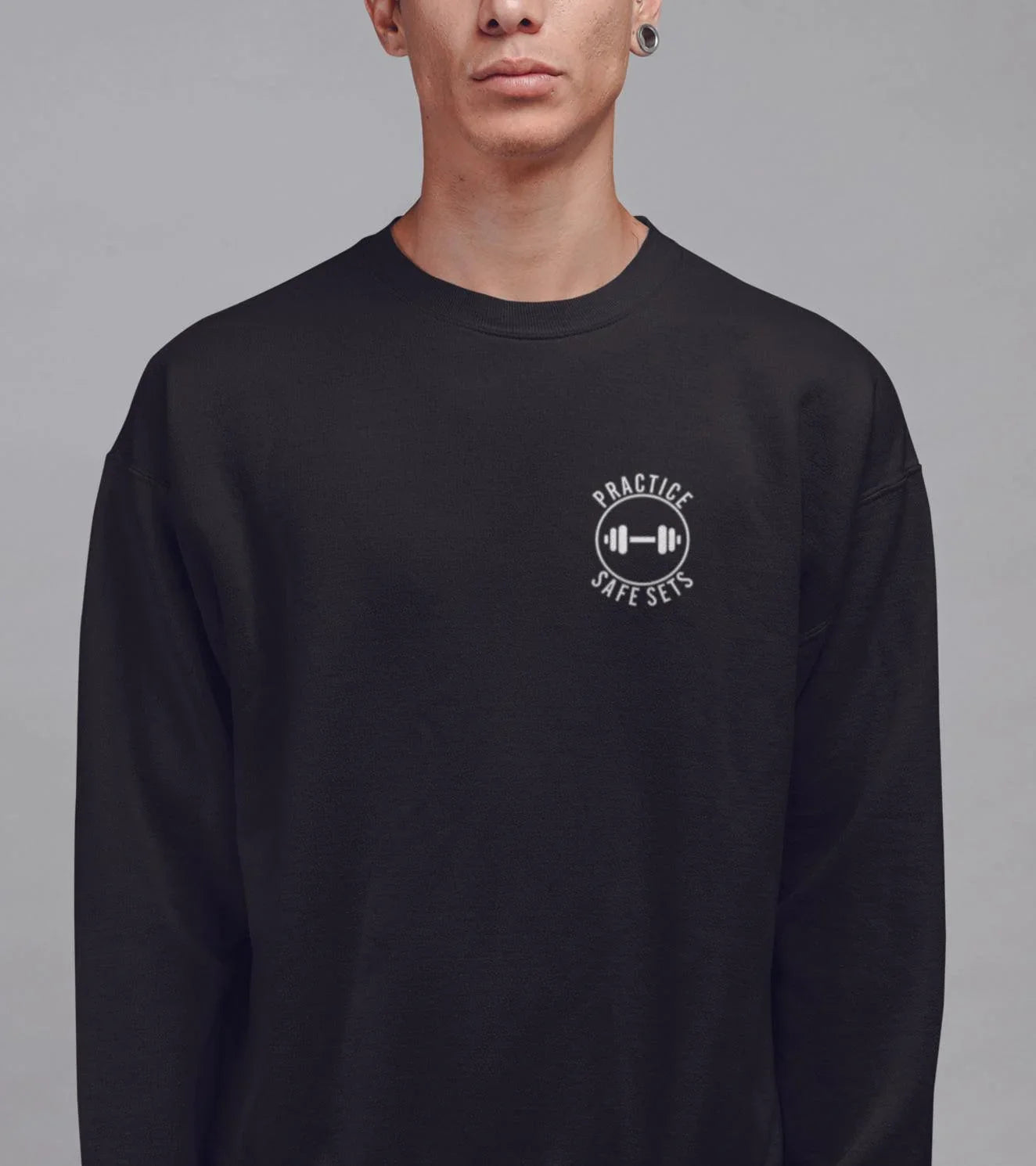 Men's crew neck Practice safe set Sweatshirt - wodarmour