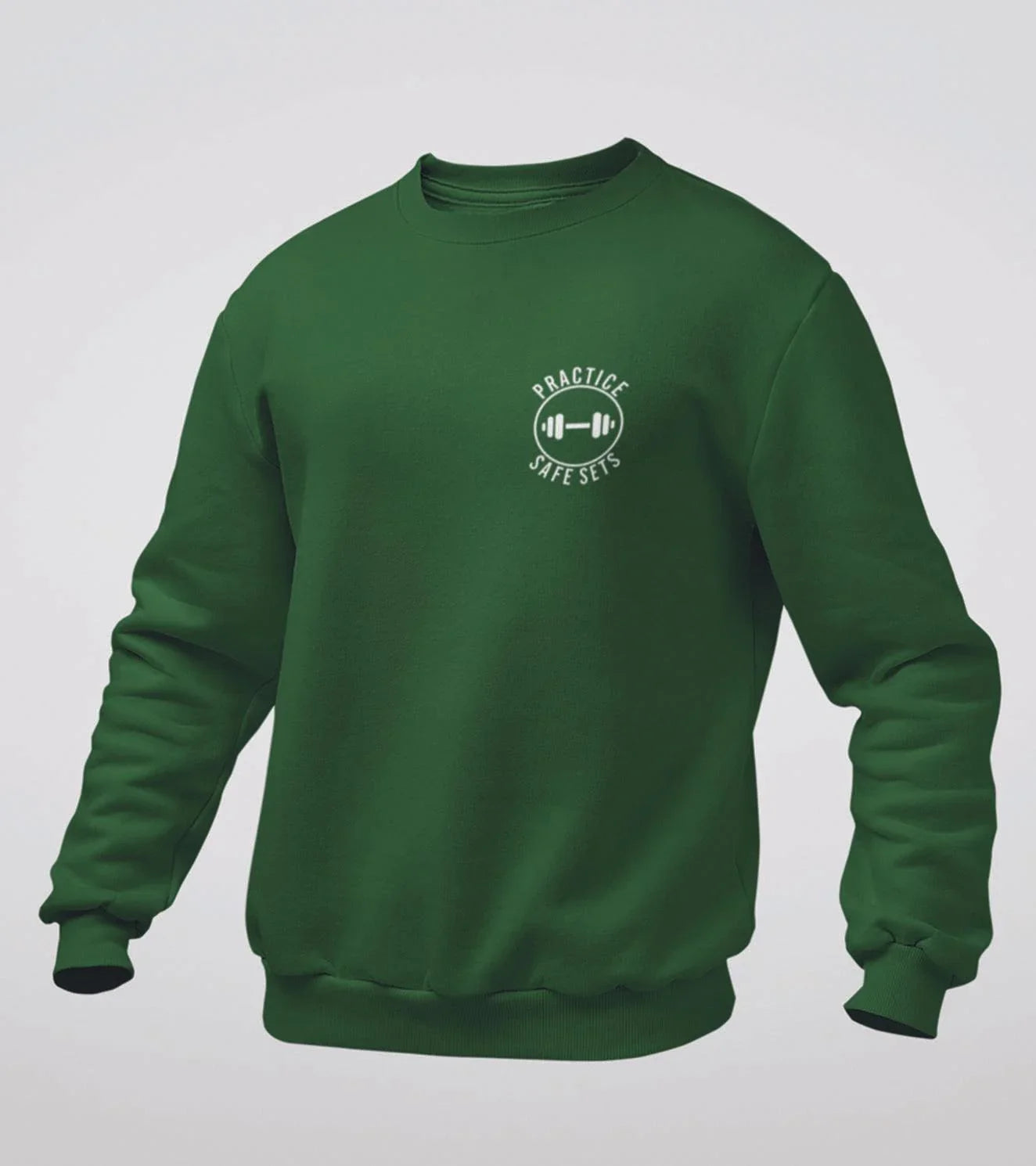 Men's crew neck Practice safe set Sweatshirt - wodarmour
