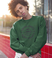 Men's crewneck coffee Sweatshirt - wodarmour