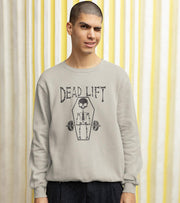 Men's Deadlift Crew Sweatshirt (Stone colour) - wodarmour