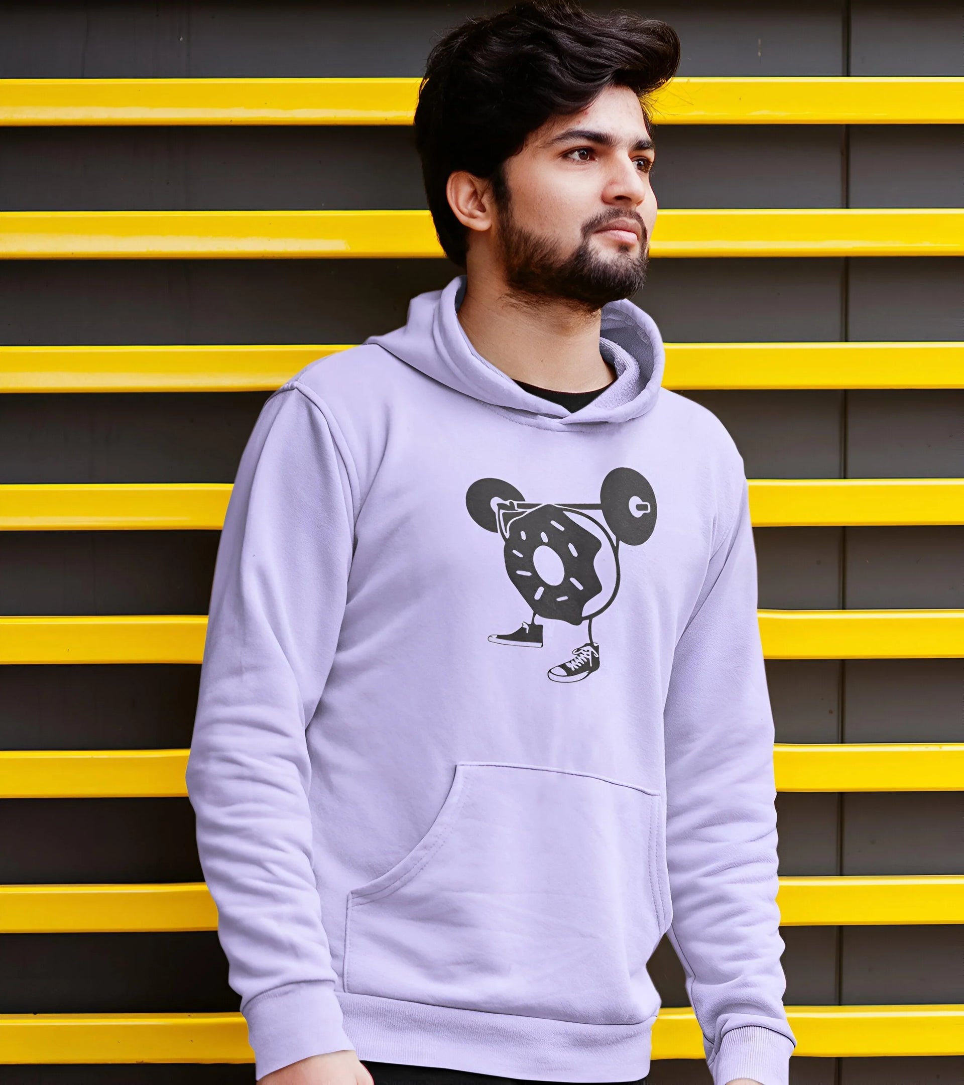 Men's Donut Hoodie ( Lavander ) - wodarmour
