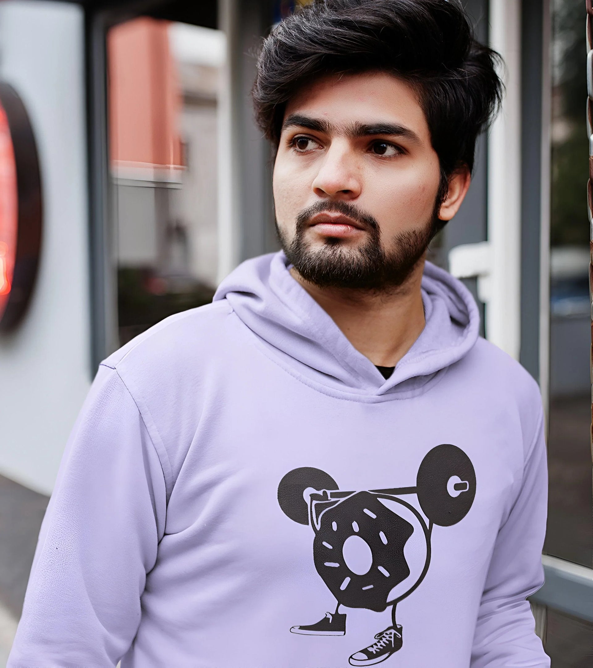 Men's Donut Hoodie ( Lavander ) - wodarmour