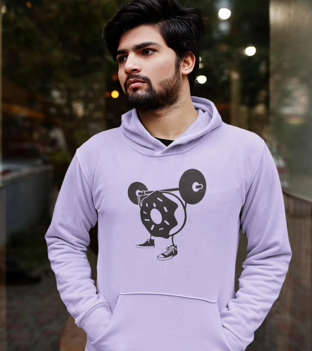 Men's Donut Hoodie ( Lavander ) - wodarmour