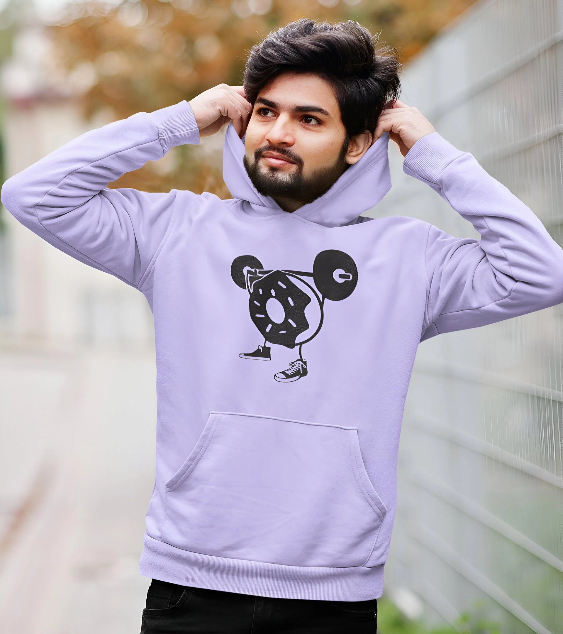 Men's Donut Hoodie ( Lavander ) - wodarmour