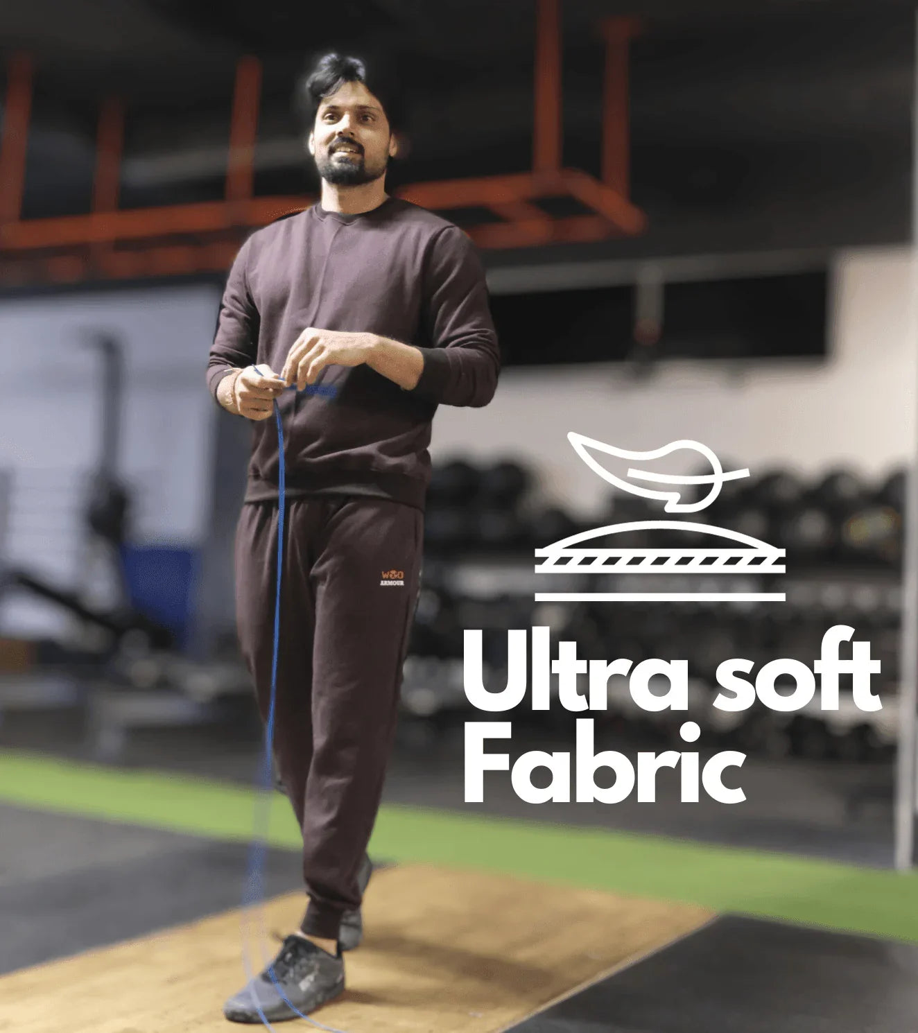 Men's Fleece coord set (Chocobrown) - wodarmour