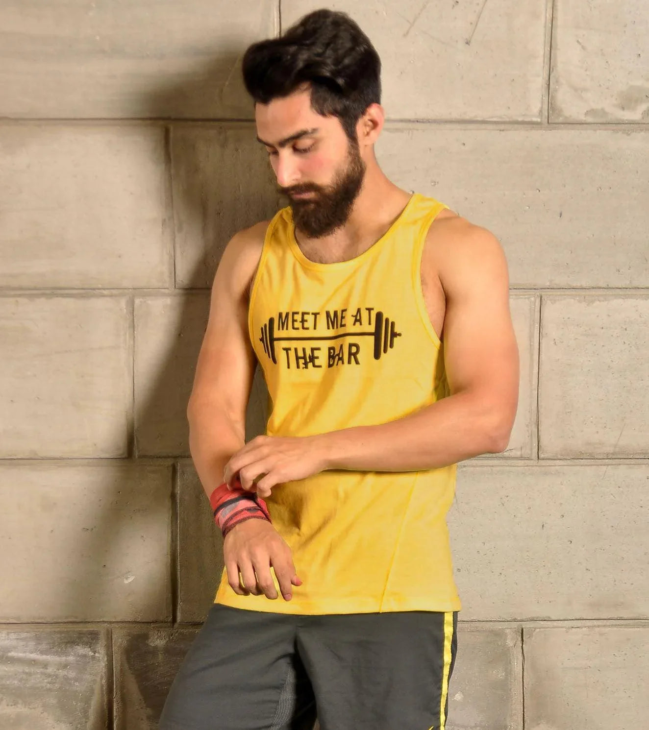 Men"s MMATB Tank Top ( Musturd) - wodarmour