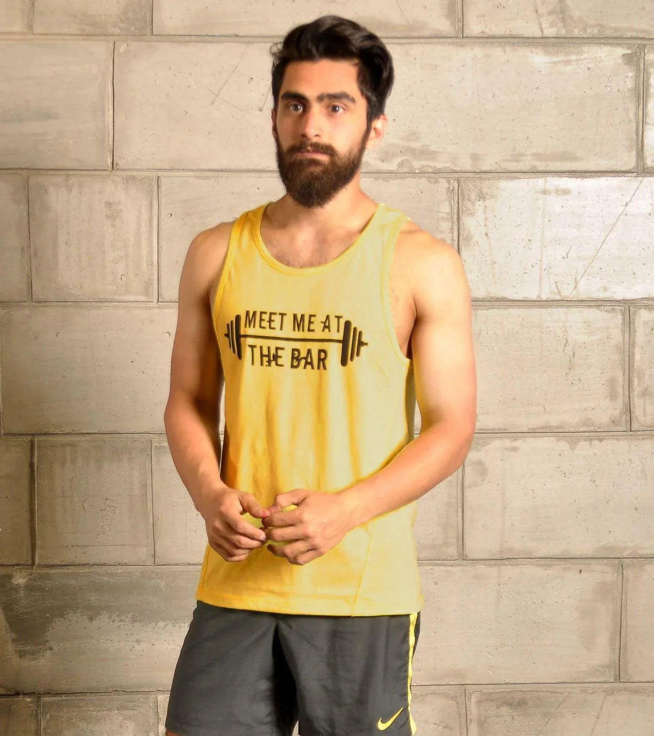 Men"s MMATB Tank Top ( Musturd) - wodarmour