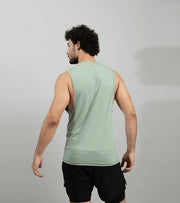 Men's Tough Muscle tank ( light moss green ) - wodarmour