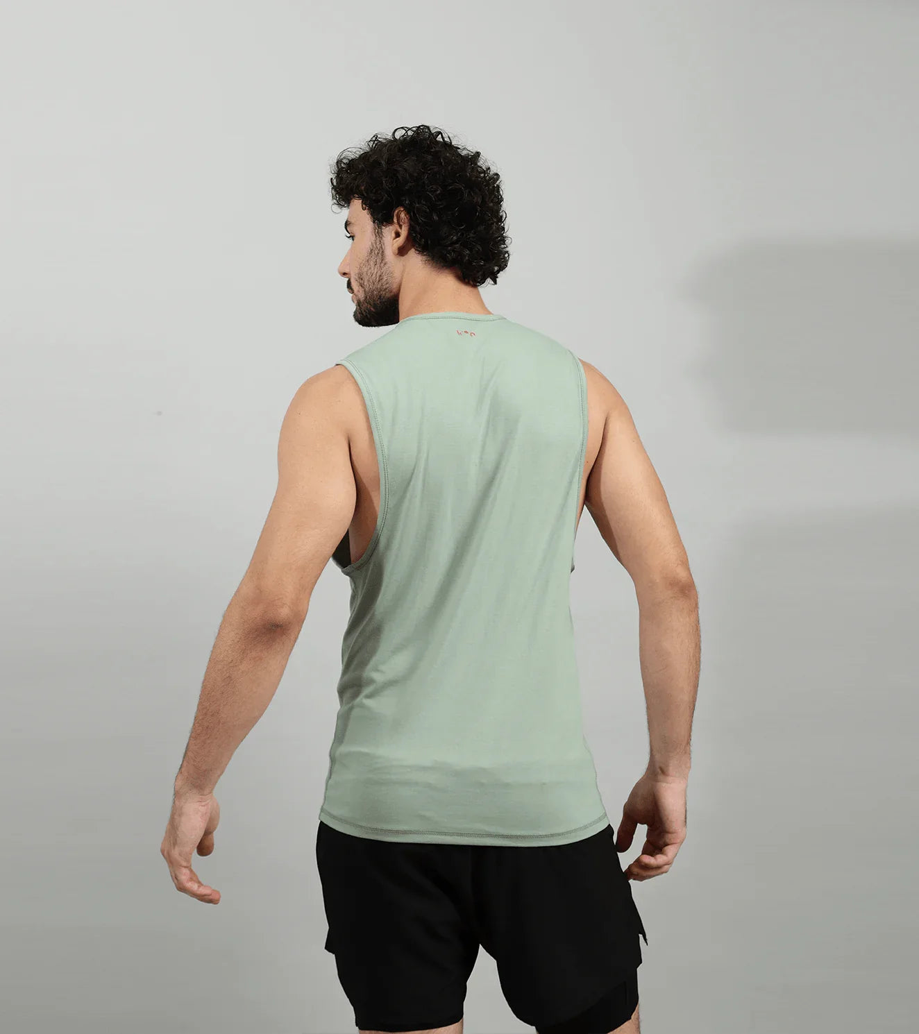 Men's Tough Muscle tank ( light moss green ) - wodarmour