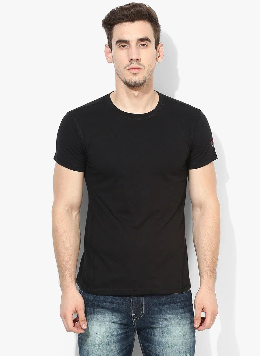Men's training t-shirt (Black) - wodarmour