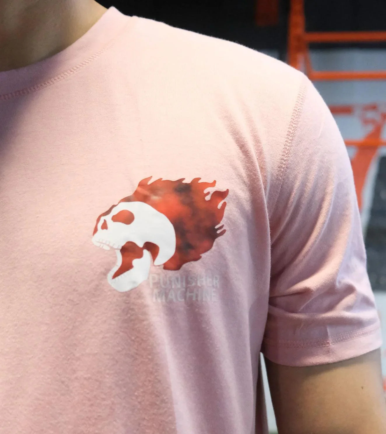 Men's WOD Punisher T-Shirt (salmon colour) - wodarmour