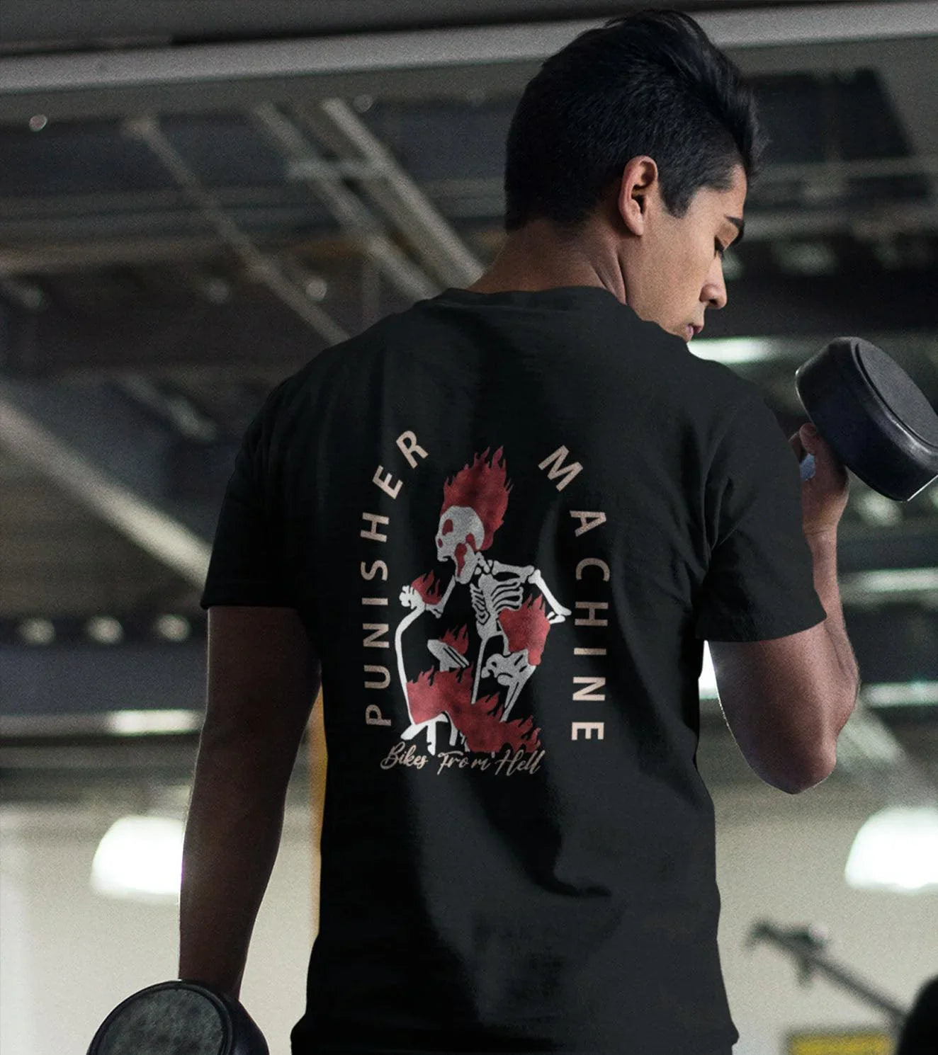 Men's WOD Punisher T-Shirt (salmon colour) - wodarmour