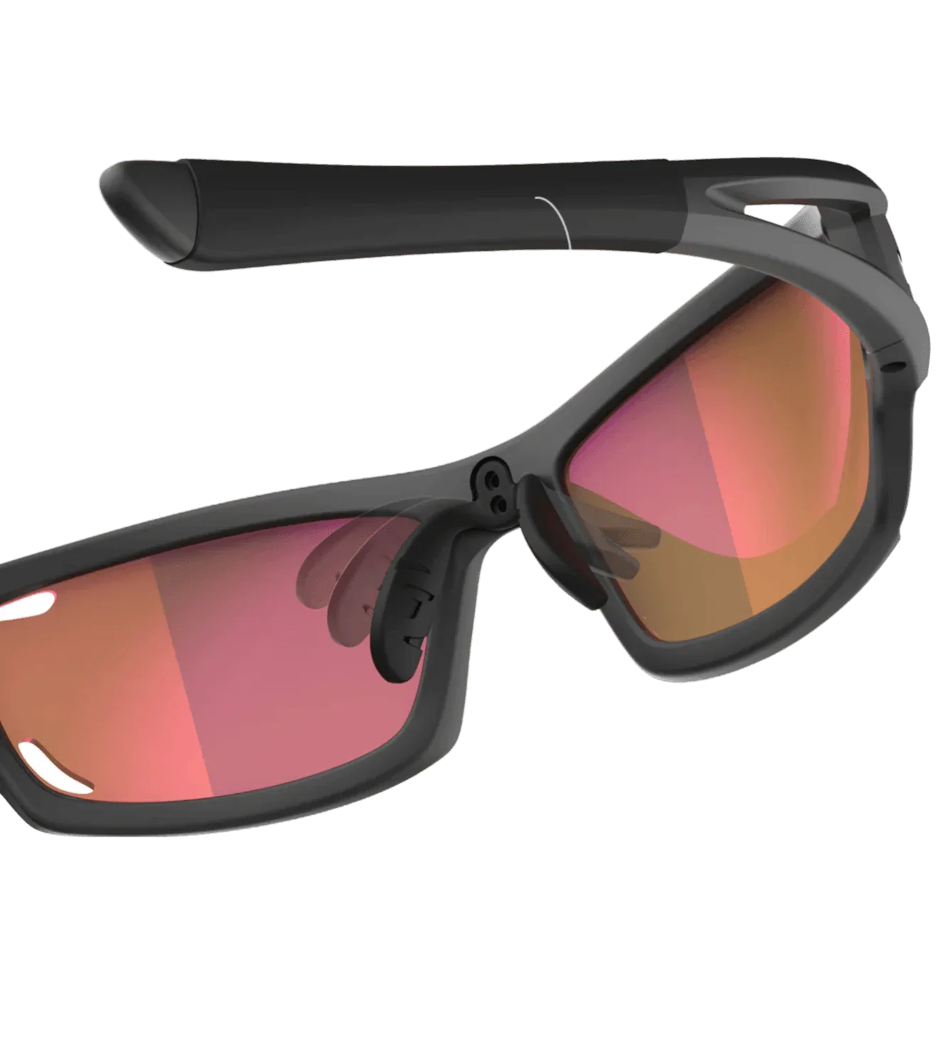 Tifosi Dolomite 2.0 sport sunglasses (Smoke/Matte black) - wodarmour
