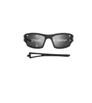 Tifosi Dolomite 2.0 sport sunglasses (Smoke/Matte black) - wodarmour