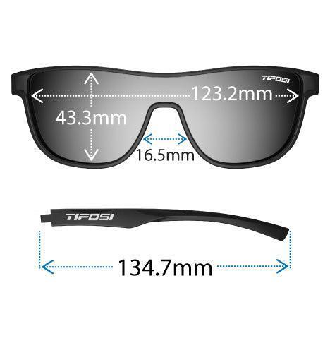 Tifosi Sizzle Satin Vapor Smoke Red - wodarmour