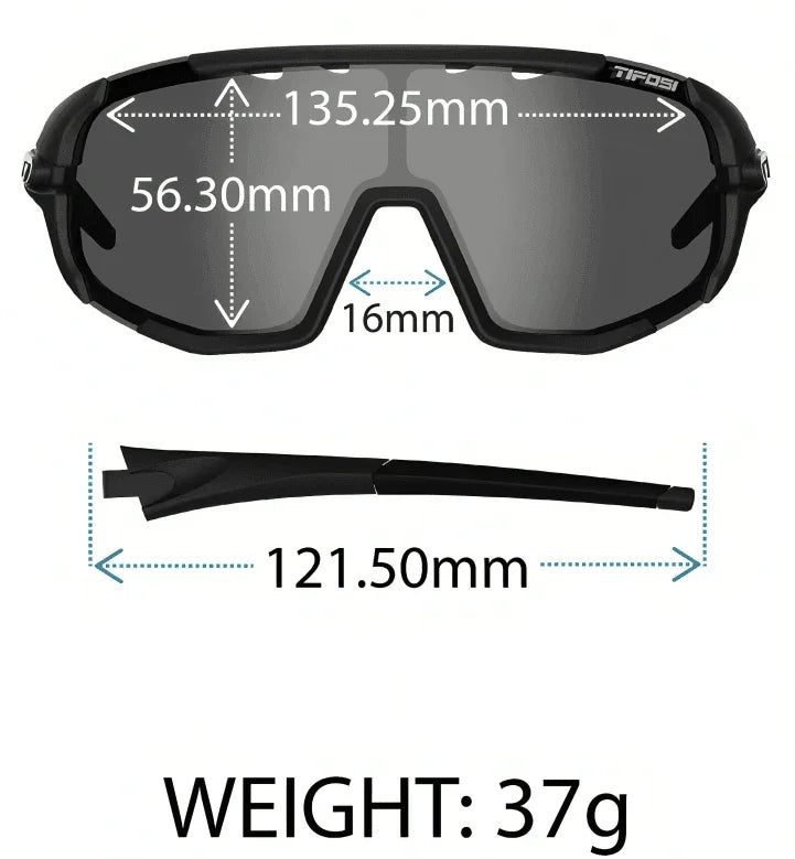Tifosi Sledge Sunglasses Matte Black - wodarmour
