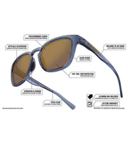 Tifosi Smirk Sunglasses- Crystal Denim Gold - wodarmour