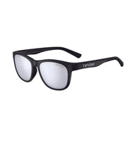 Tifosi swank Sunglasses - Satin black smoke bright blue - wodarmour