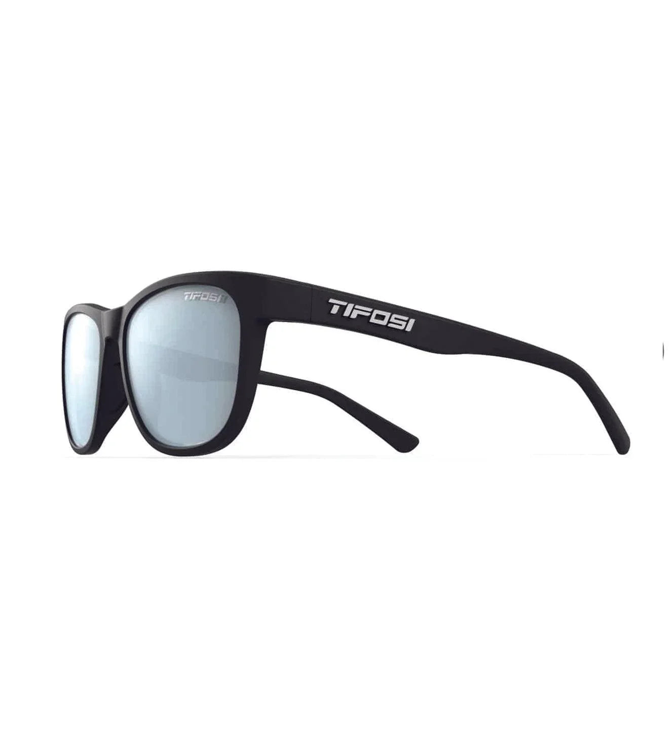 Tifosi swank Sunglasses - Satin black smoke bright blue - wodarmour