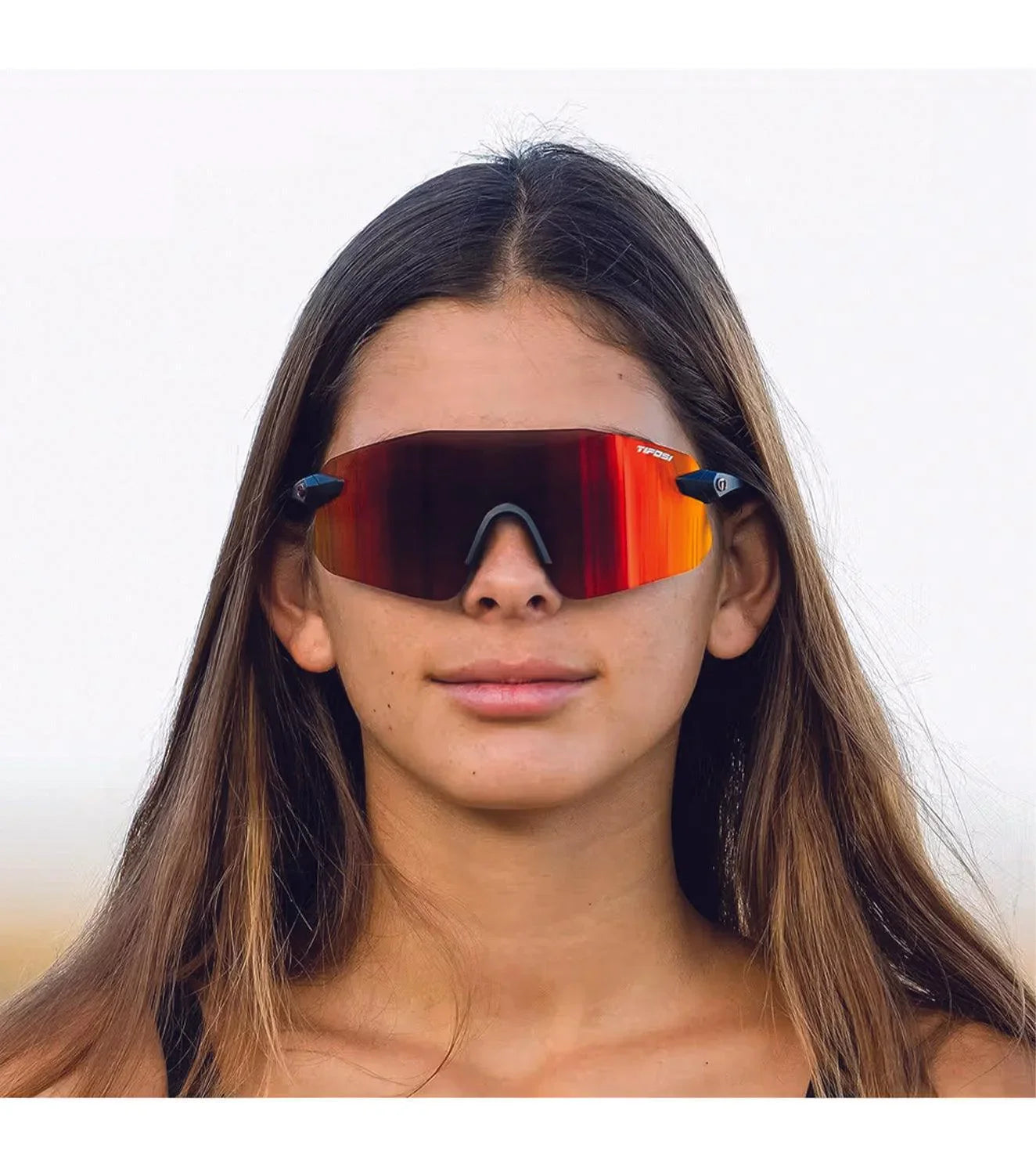 Tifosi Vogel Sl Sport Sunglasses - Black Smoke Red - wodarmour