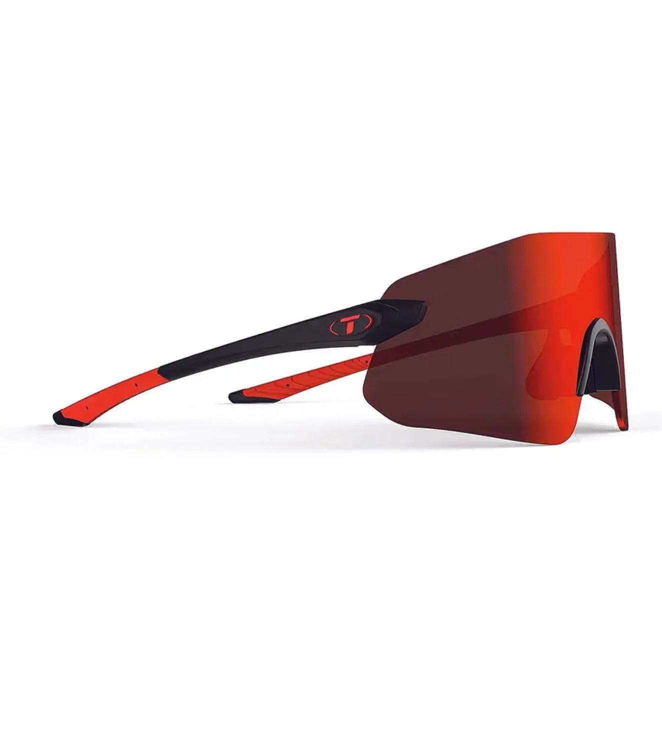 Tifosi Vogel Sl Sport Sunglasses - Black Smoke Red - wodarmour