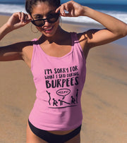 Women's Burpees Tank Top - wodarmour