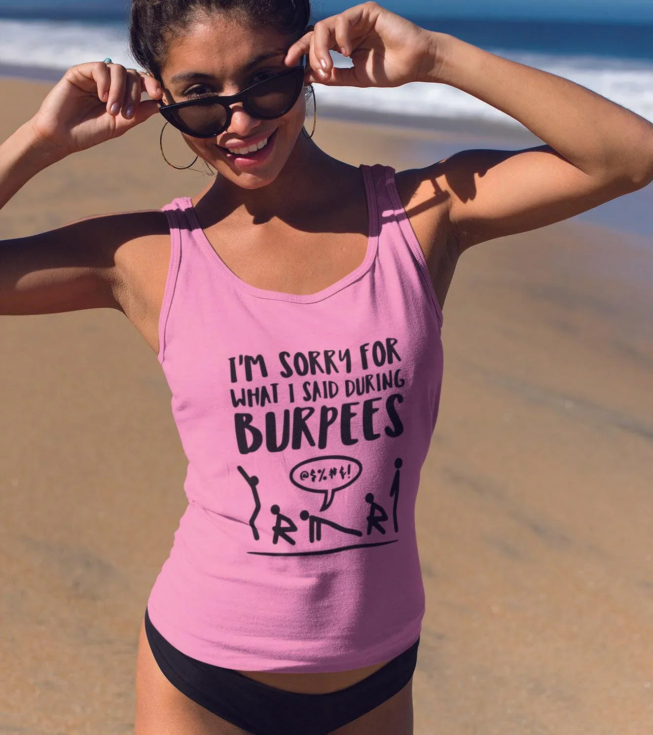 Women's Burpees Tank Top - wodarmour