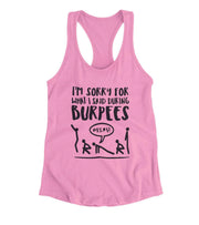 Women's Burpees Tank Top - wodarmour