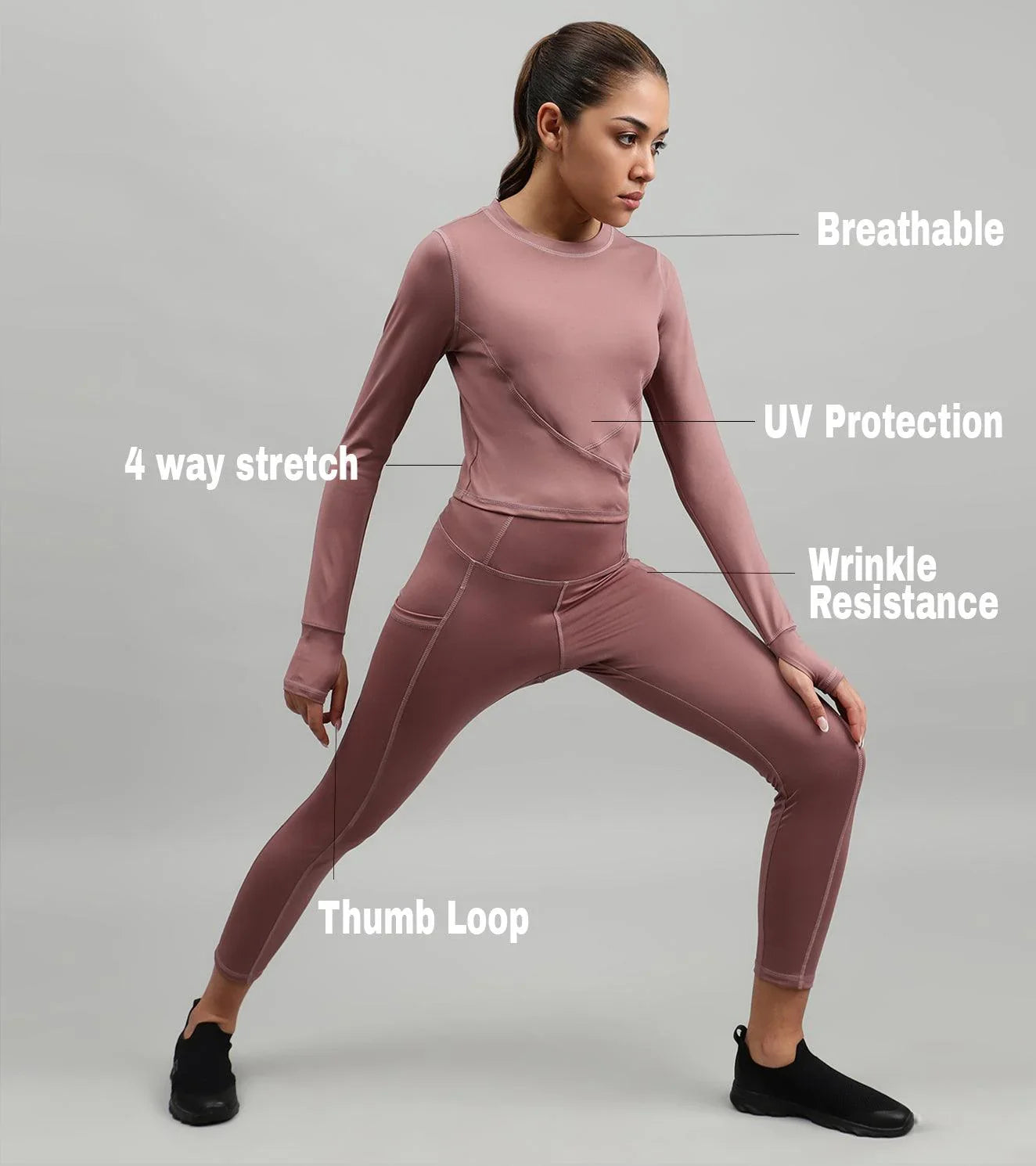 Women's coord set ( Wine ) - wodarmour