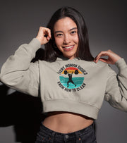 Women's crop Hoodie ( clean) - wodarmour