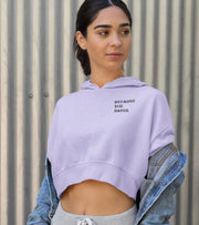 Women's crop Hoodie (lavander) - wodarmour