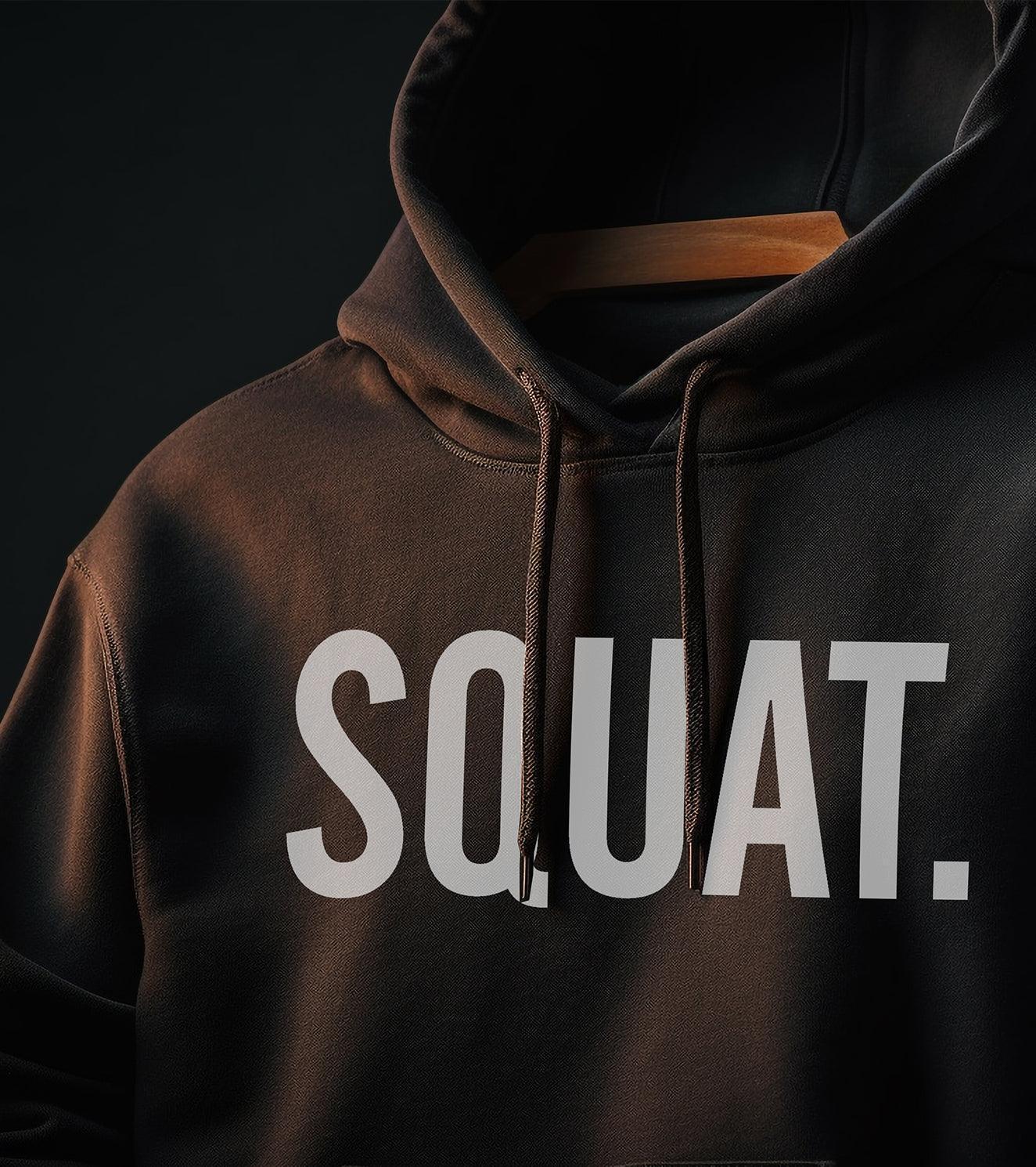 Women's crop Hoodie (squat) - wodarmour