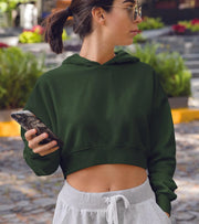 Women's crop Hoodie - wodarmour