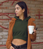 Women's crop Hoodie - wodarmour