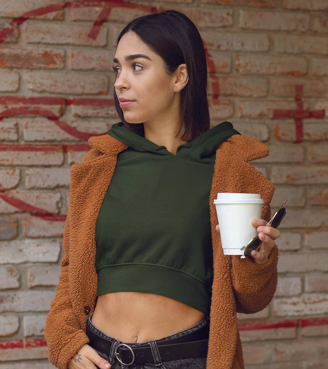 Women's crop Hoodie - wodarmour