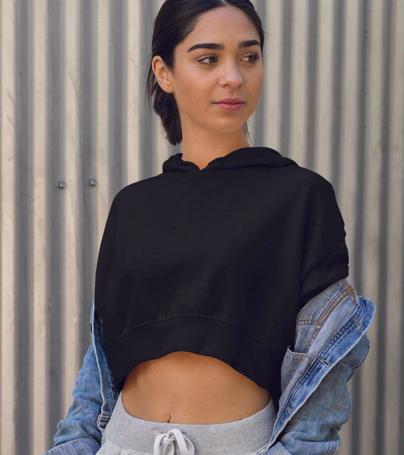 Women's crop Hoodie - wodarmour