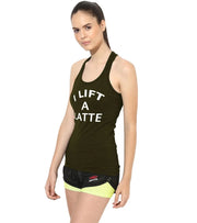 Women's I Lift A Latte Tank Top - wodarmour