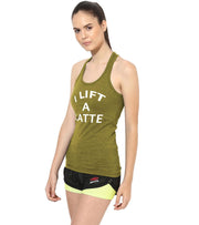 Women's I Lift A Latte Tank Top - wodarmour