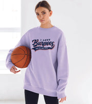 Women's Loose fit Burpee Sweatshirt (Lavander) - wodarmour
