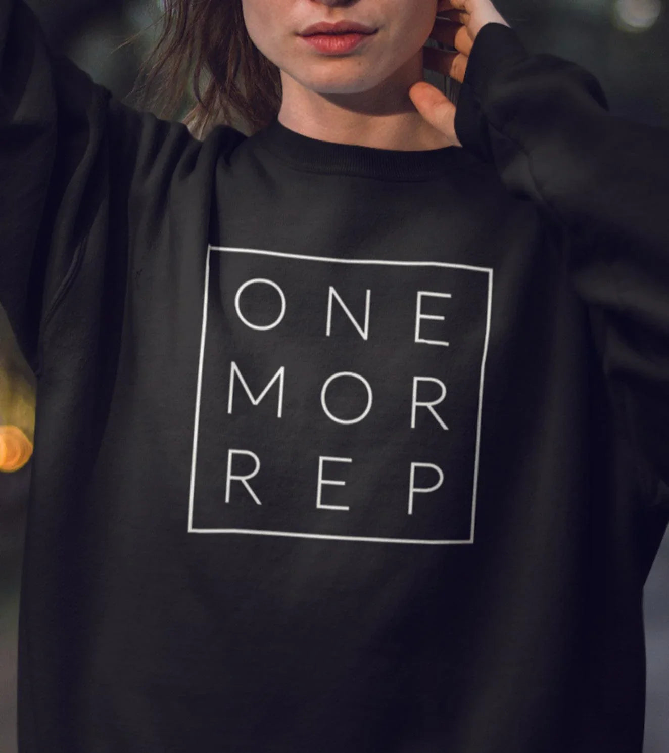 Women's Loose fit One More Rep Sweatshirt - wodarmour