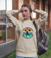 Women's Loose fit Sweatshirt (Clean) - wodarmour