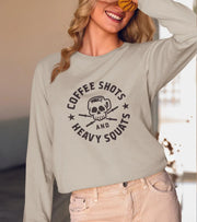 Women's Loose fit Sweatshirt (Coffee) - wodarmour