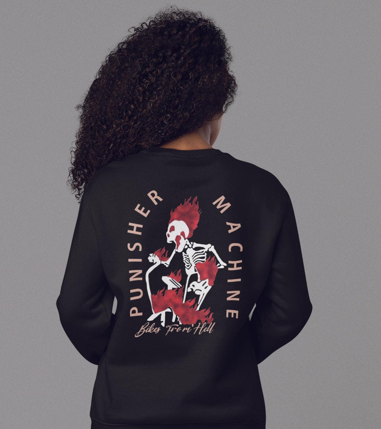 Women's Loose fit WOD punisher Sweatshirt - wodarmour