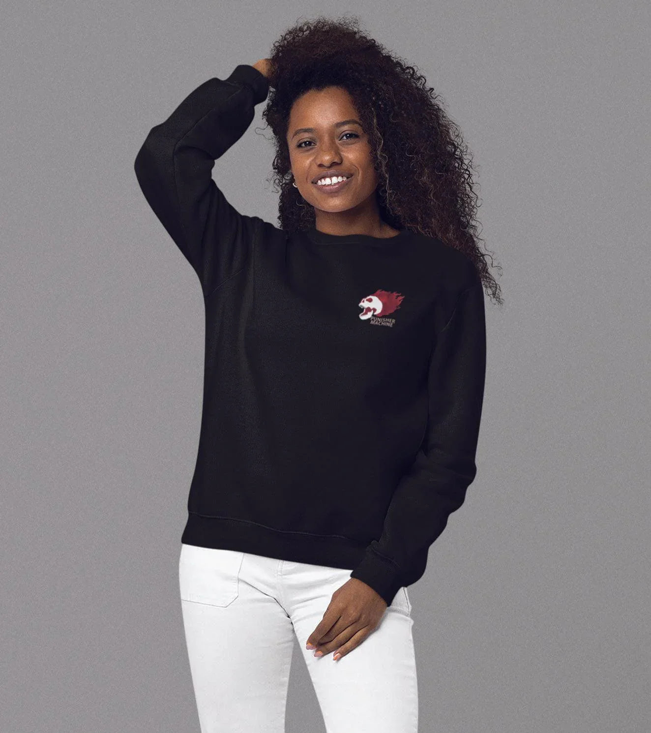 Women's Loose fit WOD punisher Sweatshirt - wodarmour