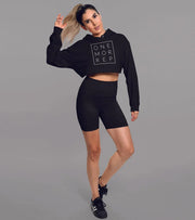 Women's One more rep crop Hoodie - wodarmour