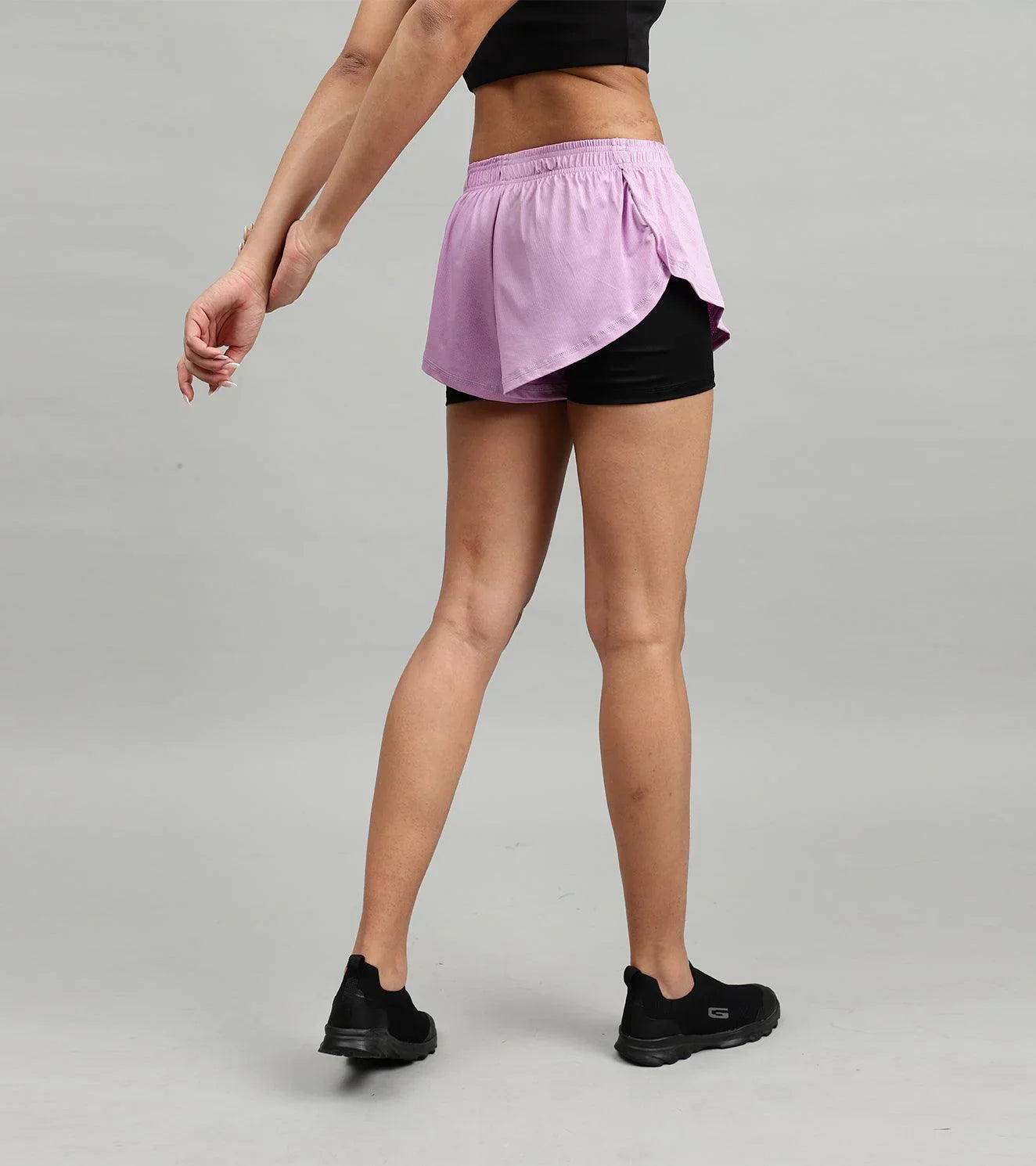 Women's Running & Yoga shorts with compression - wodarmour
