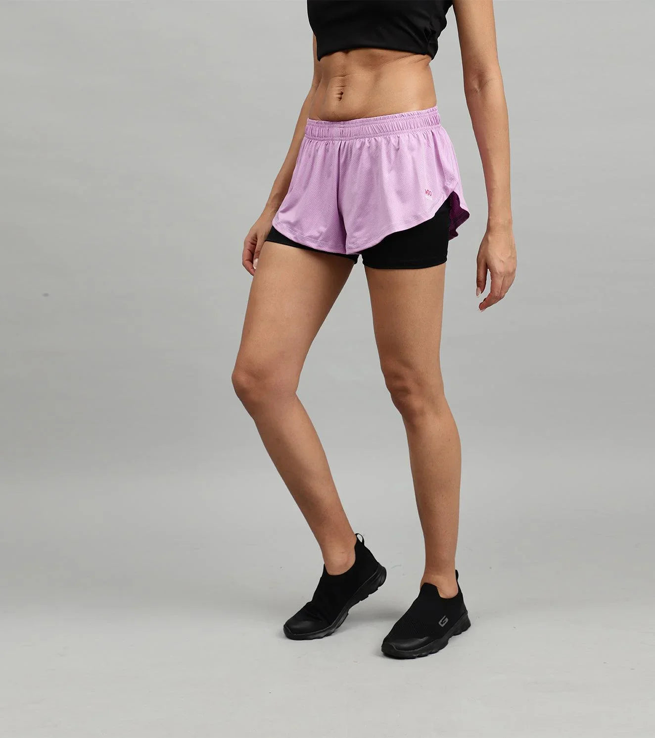 Women's Running & Yoga shorts with compression - wodarmour